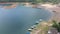 Aerial view Waduk Sempor or Sempor Reservoir Dam in Gombong Kebumen Indonesia