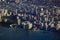 Aerial view of Waikiki and Honolulu Cityscape