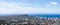 Aerial view of Waikiki and University of Hawaii