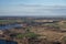 Aerial view of Warmia landscape, Poland