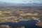 Aerial view of Warmia landscape, Poland