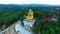 Aerial view of Wat Doi Ti,lamphun,thailand