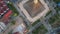 Aerial view of Wat Nong Waeng, also known as Phra Mahathat Kaen Nakhon, in Khon Kaen, Thailand