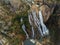 Aerial view of  the Waterfall of Ezaro. Galicia, Spain. Drone Photo