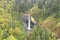 Aerial View of Waterfall and Forest in Oregon