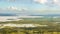 Aerial view of Waters of Orinoco River in Ciudad Bolivar, Venezuela