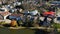 Aerial view of Wellesley, Ontario, Canada on a fine day