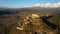 Aerial view of wellknown medieval castle Hochosterwitz