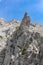 Aerial view of the Werfen village in Austria famous for Hohenwerfen castle and Eisriesenwelt ice cave