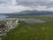 Aerial view of West Bali National Park in Indonesia