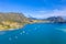 Aerial view of Whangarei Heads in New Zealand