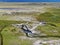 Aerial view of Wild Willy`s Hot Spring in Long Valley