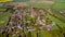 Aerial view of Winchelsea in the East Sussex, the smallest villa