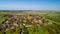 Aerial view of Winchelsea in the East Sussex, the smallest villa