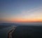 aerial view wind turbine viewpoint at Lamtakong dam,Nakhonratchasima,