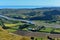 Aerial view of a winery from Te Mata peak in Hastings, Hawkes Bay, New Zealand