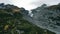 aerial view of Worthington Glacier State Recreational Site in Alaska