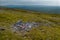 Aerial view of the wreckage of a 2nd world war Wellington bomber