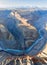 Aerial view of xinjiang anjihai grand canyon