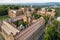 Aerial view of Yury Fedkovych national University in Chernivtsi, Ukraine