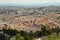 Aerial view of Zacatecas, colorful colonial town