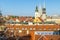 Aerial view of Zagreb rooftops