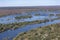 Aerial view - Zambezi River - Zimbabwe