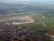 Aerial view of Zaventam Airport in Brussels
