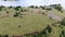 Aerial View of Zlatibor Gold Gondola Lift Cabin by Ribnicko Lake, Serbia