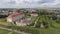 Aerial view of Zolochiv Castle in Lviv region, Ukraine