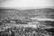 Aerial view of Zurich city and lake on Uetliberg