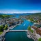 Aerial View of Zurich, Switzerland