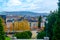 aerial view of zurich taken from the enge church...IMAGE