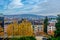 aerial view of zurich taken from the enge church...IMAGE