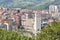Aerial views of Bilbao city and facades, Bizkaia, Basque country