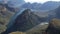 Aerial views of Blyde River Canyon and the three Rondavels in Graskop, Mpumalanga, South Africa