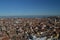 Aerial Views From The Campanile Tower On The Rooftops Of Venetian Style Buildings In Venice. Travel, Holidays, Architecture. March