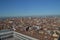 Aerial Views From The Campanile Tower On The Rooftops Of Venetian Style Buildings In Venice. Travel, Holidays, Architecture. March