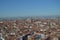 Aerial Views From The Campanile Tower On The Rooftops Of Venetian Style Buildings In Venice. Travel, Holidays, Architecture. March