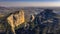 Aerial views of Cliffs at Salto de Roldan