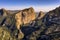 Aerial views of Cliffs at Salto de Roldan