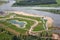 Aerial Views - Coastline, beach and a golf course