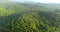 Aerial views of the destroyed rainforest, palm oil plantation at Malaysia,