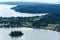 Aerial views of Pacific Northwest from Mount Erie trailhead -2