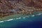 Aerial of Wailupe Peninsula along Kalanianaole Hwy