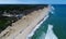 Aerial at Wellfleet, Cape Cod Showing Cahoon Hollow and the Beachcomber