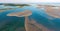 Aerial at Wellfleet, Cape Cod Showing Morris Island and the North Monomoy Flats