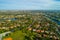 Aerial Weston Florida residential neighborhoods