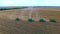 Aerial wheat harvesting HD