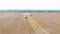 Aerial wheat harvesting HD